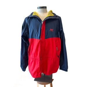 Helly Hansen Packable Shell Jacket Mens L Colorblock Gorpcore Retro Outdoor